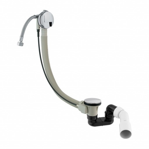 bath siphon with overflow Omnires CGS chrome (TK152-3.01+64-SCR)