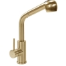 Grifo monomando de cocina Rea Troy dorado (REA-B6302)