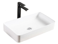 Lavabo Rea Denis 35x61,5 blanco (REA-U4800)