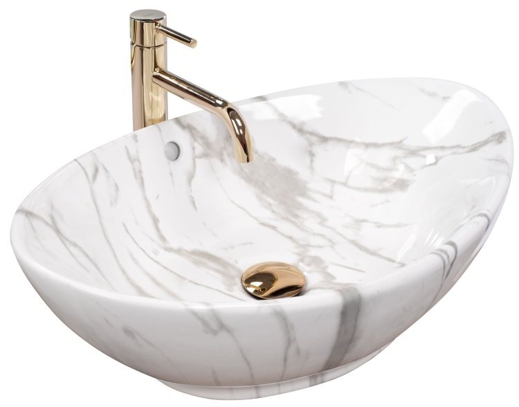 washbasin Rea Wendy 39x59,5 wendy marmo (REA-U5053)