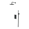 concealed shower system with thermostat Omnires Contour antracite (SYSCT11AT)