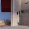 concealed shower system with thermostat Omnires Contour antracite (SYSCT11AT)
