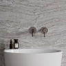 Mezclador de lavabo empotrado Omnires Y grafito (Y1215HGR)