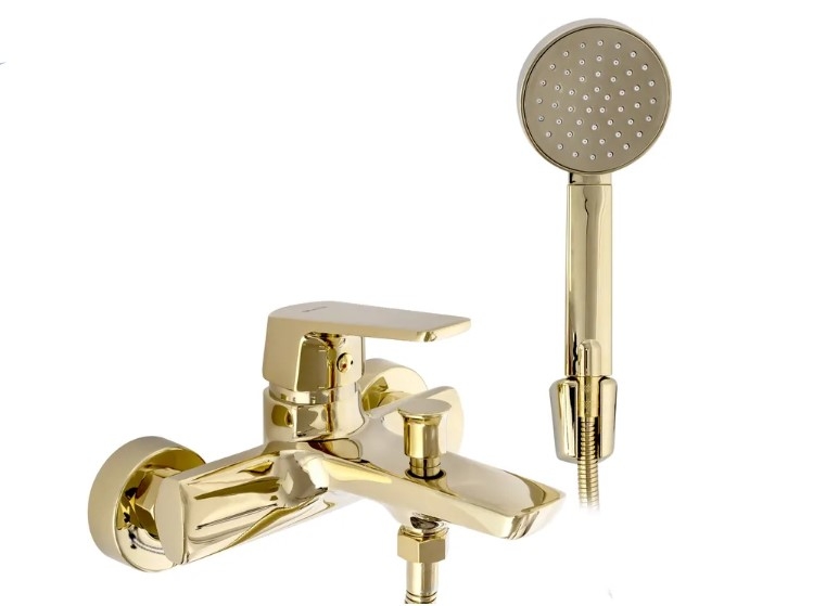 Mezclador de baño Rea Rusel dorado (REA-B2034)