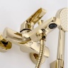 Mezclador de baño Rea Rusel dorado (REA-B2034)