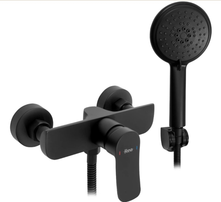 Bath mixer Rea Dart black matte (REA-B3302)