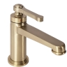 Mezclador de lavabo Rea Monaco bajo, cepillado dorado (REA-B4211)