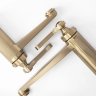 Mezclador de lavabo Rea Monaco bajo, cepillado dorado (REA-B4211)