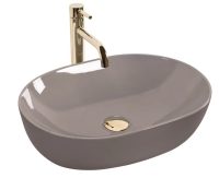 Lavabo Rea Lisa 49x35 beige brillante (REA-U6380)
