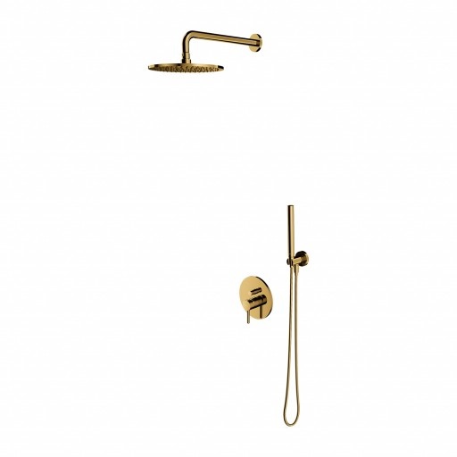 Conjunto de ducha empotrado Omnires Y dorado (SYSY19GL)