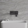 Mezclador de lavabo empotrado Omnires Slide, color grafito (SL7715GR)