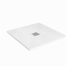 Bandeja Rea Rock 90x90 cuadrada blanca (REA-K5580)