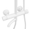 Conjunto de ducha Rea Lungo blanco, con termostato (REA-P6608)
