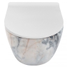 toilet Rea Carlos 49.5x37 granit shiny + seat slim duroplast (REA-C8002)