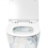 toilet Rea Carlos 49.5x37 granit shiny + seat slim duroplast (REA-C8002)