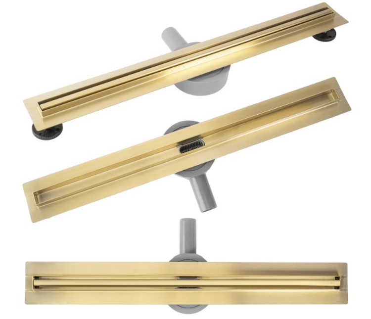 drain Rea Neox Slim Pro gold brushed 90 (REA-G2716)