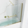 shower curtain Rea Fabian 100x140 gold transparent glass (REA-K6526)