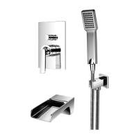 Sistema de ducha Omnires Cascade cromado (SYSCAW01CR)