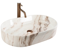 Lavabo Rea Nadia 61x38,5 marrón (REA-U9239)