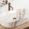 Lavabo Rea Nadia 61x38,5 marrón (REA-U9239)