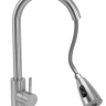 kitchen faucet Rea Cross with pull-out spout, nickel (REA-B5308)