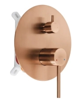 душевая система Rea Foss Clif скрытого монтажа, brushed copper + box (REA-P5649)