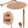 душевая система Rea Foss Clif скрытого монтажа, brushed copper + box (REA-P5649)