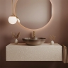 умывальник Rea Pearl Ombre 50,5x38 матовый, бежевый, коричневый (REA-U0629)