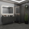 душевая кабина Rea City 80x80x190 transparent, brush copper (REA-K6982)