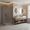 душевая кабина Rea City 80x80x190 transparent, brush copper (REA-K6982)