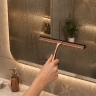 скребок для стекла душевой кабины Rea brush copper (REA-72065)