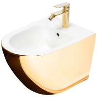 Bidé Rea Carlo Mini suspendido oro blanco (REA-C2288)
