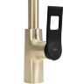 Grifo monomando de cocina Rea Soul dorado/negro (REA-B6205)