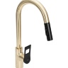 Grifo monomando de cocina Rea Soul dorado/negro (REA-B6205)