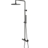 shower system with thermostat Omnires Y graphite (Y1244SUGR)