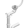 Fregadero de cocina Rea North 48,5x59,5 gris (ZLE-00128) + sifón