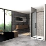 shower door Rea Rapid Swing 80x195 safety glass, transparent (REA-K6408)