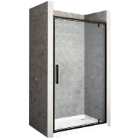 Puerta de ducha Rea Rapid Swing 80x195, cristal de seguridad, transparente (REA-K6408)