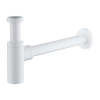Sifón de lavabo Omnires blanco mate (A186WM)