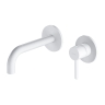 Omnires Y concealed washbasin mixer matt white (Y1215HWM)
