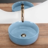 washbasin Rea Sami 36x36 blue shiny (REA-U6619)