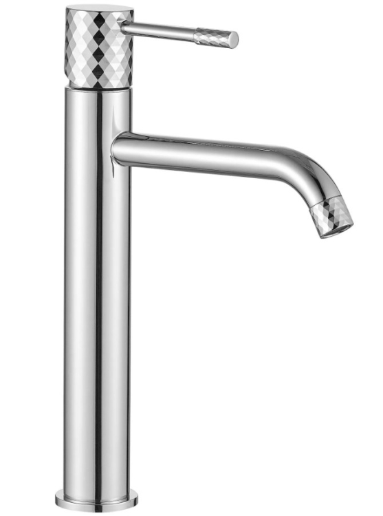смеситель для умывальника Rea Lungo Diamond высокий, chrome (REA-B4636)