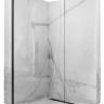 Mampara de ducha Rea Aero 120x195 cristal de seguridad negro mate transparente (REA-K6599)