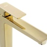 Mezclador de lavabo Rea Orix dorado (REA-B7779)