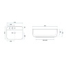 washbasin Rea Martina 41,2x51,6 white (REA-U6646)