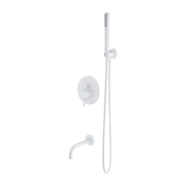 concealed shower system Omnires Y matt white (SYSYW01WM)