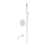 concealed shower system Omnires Y matt white (SYSYW01WM)