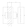 Omnires side jet 5.9 cm chrome (S27CR)