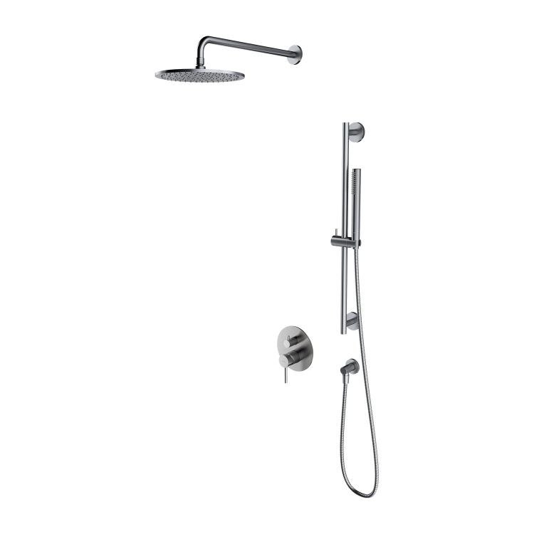 душевая система Omnires Y скрытого монтажа brushed nickel (SYSY47NI)