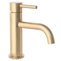Mezclador de lavabo Rea Lungo dorado mate (REA-B4527)